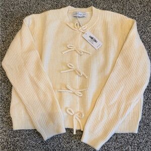 Bow Front Cardigan | NWT